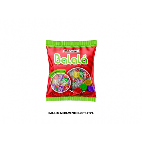 BALA - FLORESTAL - 500g BALALA SORTIDA
